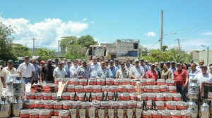 PROMEGAN REALIZA ENTREGA DE INSUMOS A LA FEDERACIÓN DE GANADEROS DEL CIBAO CENTRAL Y DEL NORDESTE (FEGACIBAO), EN LA VEGA