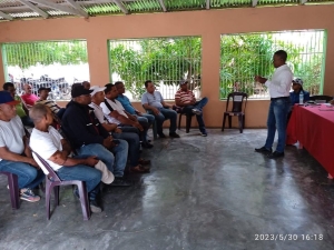 Taller de Educación Financiera a los miembros de la Asociación de Ganaderos de Ranchadero, Guayubín, provincia Montecristi